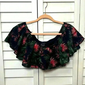 Sugar Poison Tropical Bikini Top Size XL